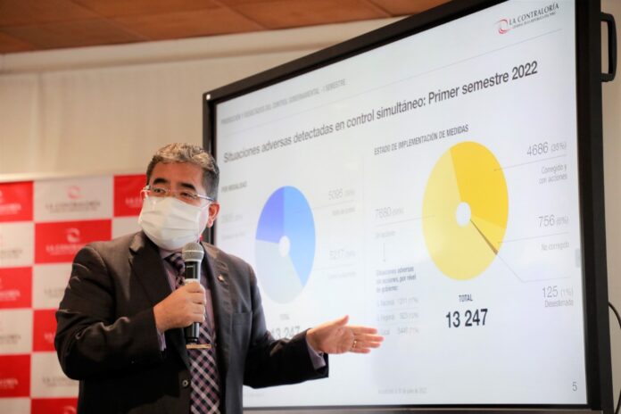 Contralor presenta resultados primer semestre 2022