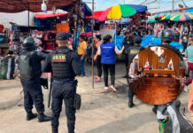 MPT: Concejo aprobó ordenanza para usar vehículo lanza agua contra ambulantes