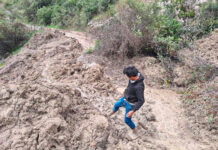 Lluvias afectan una vivienda y un camino vecinal en la provincia de Pataz