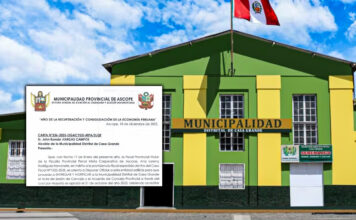 Ascope: remiten acta y acuerdo de concejo que aprueban integración de Casa Grande a Sedalib