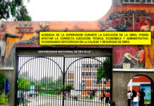 Contraloría advierte ausencia de Supervisor durante ejecución de la obra en la UNT