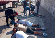 Trujillo: detienen a cuatro sujetos con chalecos de policías, granada y municiones
