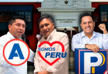 Los 3 principales candidatos al Gore La Libertad representan a partidos que no pasaron la valla electoral