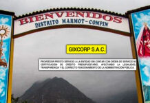 Contraloría detecta que Gixcorp brindó servicio sin orden ni respaldo presupuestal en municipio de Marmot