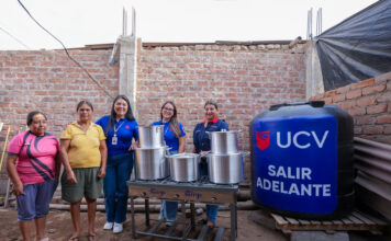 Responsabilidad social: UCV fortalece comedor popular con cocina industrial y tanque de agua