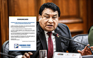 Crisis: José Luna anuncia disolución y reestructuración de Podemos Perú