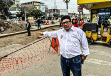 El Porvenir: alcalde defiende obra de la Av. Sánchez Carrión y rechaza sobrevaloración