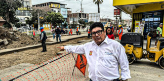 El Porvenir: alcalde defiende obra de la Av. Sánchez Carrión y rechaza sobrevaloración