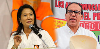 Intención de voto según encuesta CPI: Keiko Fujimori 32.5% y Roberto Sánchez 29.1%
