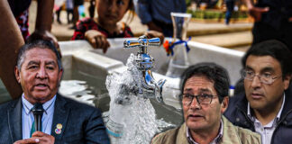 Huamachuco: alcalde Santos Ruiz culpa a Robert Contreras y Arturo Rebaza por falta de agua potable
