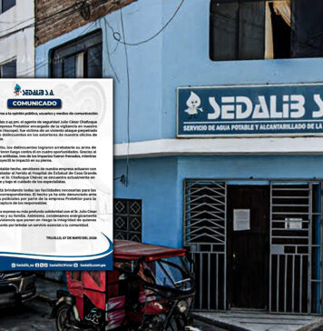 Paiján: delincuentes atacan a vigilante de Sedalib y le roban su arma