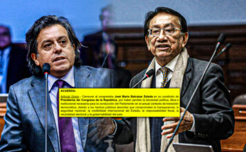 Congresista Málaga impulsa censura contra José María Balcázar