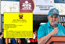 JEE de Pacasmayo confirmó la derrota electoral de Rafael López Aliaga