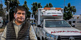 Consejero Rodríguez señala que Pataz necesita 15 ambulancias como mínimo