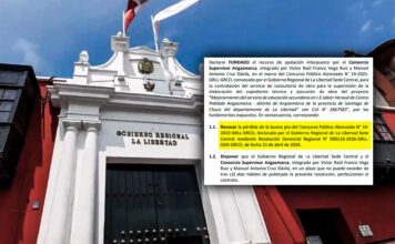TCP interviene en licitación del GORE La Libertad y revoca pérdida de buena pro a Consorcio Supervisor Angasmarca