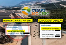 Empresas de apepista y su esposa contratan exclusivamente con Chavimochic