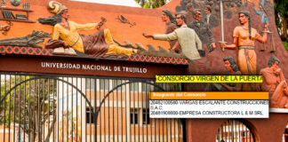 Consorcio Virgen de la Puerta realiza deficiente trabajo de pavimento de adoquines en la UNT