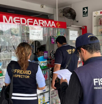 Supervisan farmacias y boticas en Trujillo para garantizar el cumplimiento de la normativa sanitaria