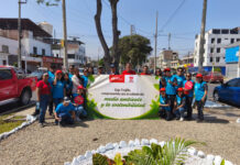 Caja Trujillo y Segat realizaron exitosa jornada de arborización en la avenida Túpac amaru