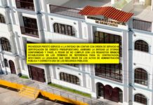 Proveedor prestó servicios sin orden ni certificación presupuestal en municipio de Gran Chimú