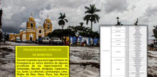 Por lluvias: prorrogan estado de emergencia en 63 distritos de La Libertad
