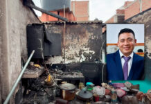 ¡Padre héroe! Rescató a sus dos hijas de vivienda que era consumida por el fuego