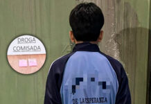 Intervienen a estudiante de 16 años con presunta droga sintética en colegio de La Esperanza