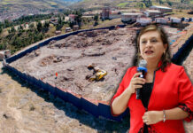 Se lava las manos: gobernadora no da respuestas claras sobre la insuficiencia de agua en el nuevo Hospital de Otuzco