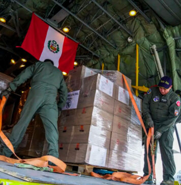 FAP trasladó 14.5 toneladas de ayuda humanitaria para afectados en Venezuela