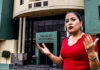 Integrantes del sindicato de obreros del municipio de La Esperanza rechazan saludo de candidata Sandra Terrones