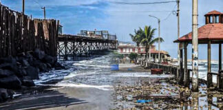 Pacasmayo y Puerto Eten: fuertes oleajes causan daños y afectan actividad pesquera