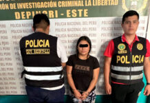 Detienen a mujer acusada de pertenecer a banda extorsiva en Huanchaco