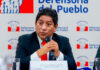 Defensoría pide debatir código electoral para agilizar proclamación de resultados de segunda vuelta