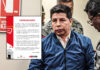 Ministerio de Justicia rechazó sexto pedido de indulto para Pedro Castillo