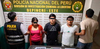Desarticulan banda criminal “Los Rockys de La Libertad” dedicada al delito de extorsión