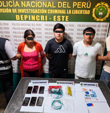 Desarticulan banda criminal “Los Rockys de La Libertad” dedicada al delito de extorsión