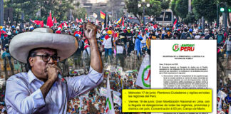 No reconocen resultados: Juntos por el Perú convoca marcha nacional