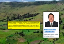Director de Agencia Agraria de Santiago de Chuco en problemas por expedir constancia de posesión del predio “Potreros Cancate”