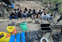 Capturan a 14 personas e incautan arsenal de guerra en Pataz
