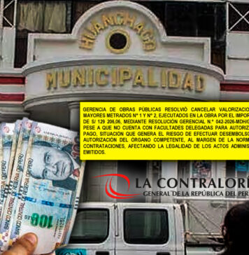 Municipio de Huanchaco autoriza ilegal pago por más de S/ 129 mil a Consorcio Vial OTG por obra vial