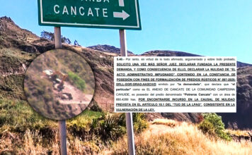 Santiago de Chuco: Shiracball acude a la justicia para anular constancia de posesión del anexo Cancate
