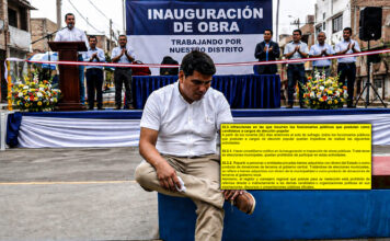 Ley electoral prohíbe a Mario Reyna participar en inauguración de obras y entrega de materiales