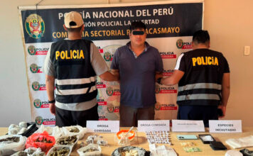 Pacasmayo: capturan a presunto microcomercializador con más de 2.8 kilos de droga