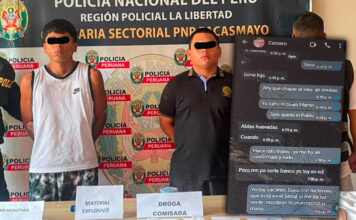 Detienen a dos sujetos acusados de tenencia ilegal de explosivos y presunta extorsión