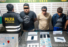 Capturan a tres sujetos acusados de exigir cupo de S/10 mil a comerciante en El Porvenir