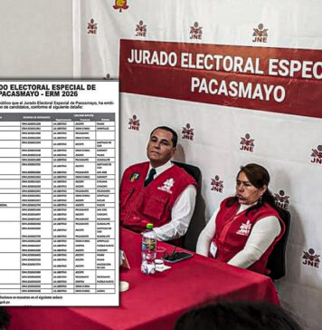 JEE de Pacasmayo admitió 14 listas de candidatos en la provincia de Ascope