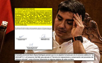 MPT sí adjudicó buena pro de casi 2 millones a Consorcio Vial R&K: gestión de Mario Reyna lo niega