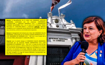 Tribunal interviene en licitación del GORE La Libertad y revoca buena pro otorgada a Consorcio Kallpa