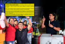 ¿Existe la fiscalización del JEET?: alcalde Reyna sigue participando en inauguraciones pese a prohibición electoral