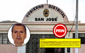 PRIN: JEE declara improcedente lista de Santiago Ramírez para la alcaldía de San José